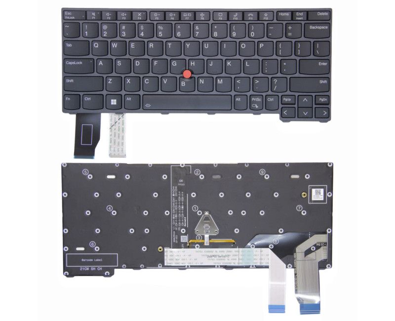 LENOVO Thinkpad X13 Gen 3 / L13 Gen 3 Gen 4 / S2 Gen 8 backlit US keyboard original
