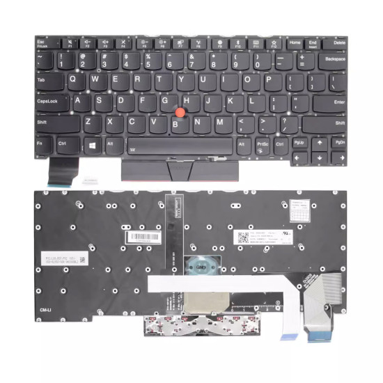 Lenovo Thinkpad X280 A285 X390 X395, X13 Gen 1, L13 Gen 1 Gen 2, L13 yoga Gen 1 black backlit US keyboard original - main product image