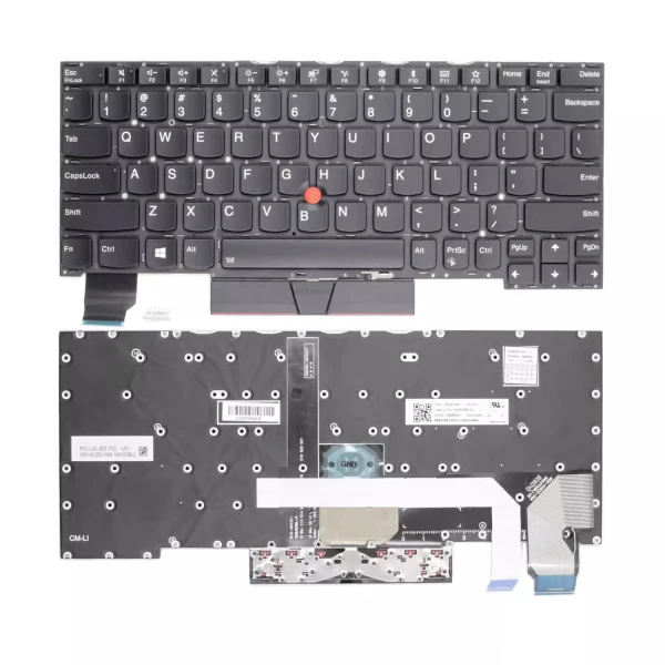 Lenovo Thinkpad X280 A285 X390 X395, X13 Gen 1, L13 Gen 1 Gen 2, L13 yoga Gen 1 black backlit US keyboard original - main product image