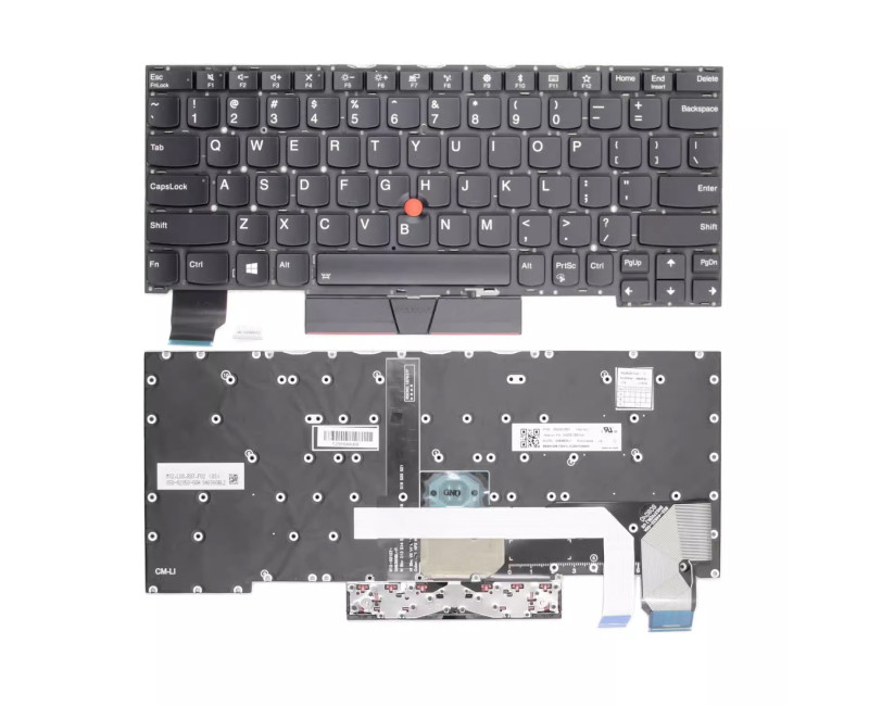 Lenovo Thinkpad X280 A285 X390 X395, X13 Gen 1, L13 Gen 1 Gen 2, L13 yoga Gen 1 black backlit US keyboard original - additional view 