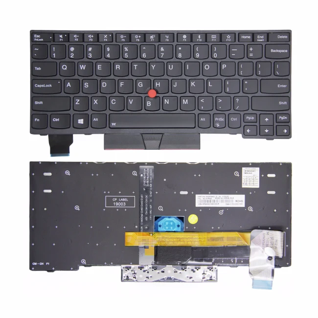 Lenovo Thinkpad X280 A285 X390 X395, X13 Gen 1, L13 Gen 1 Gen 2, L13 yoga Gen 1 black frame backlit US keyboard high copy - main product image
