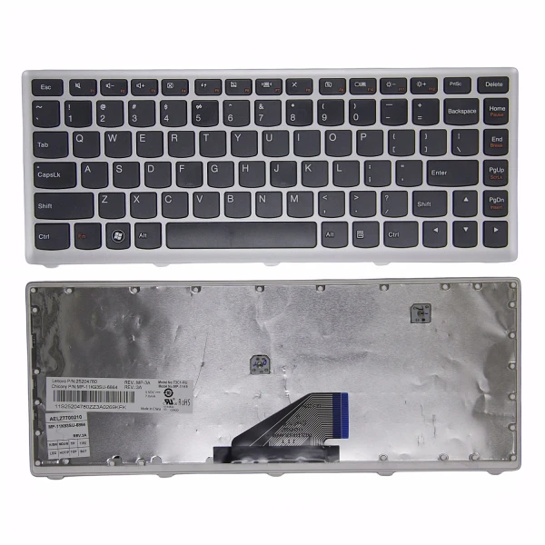 Lenovo U310 silver frame US keyboard original - main product image