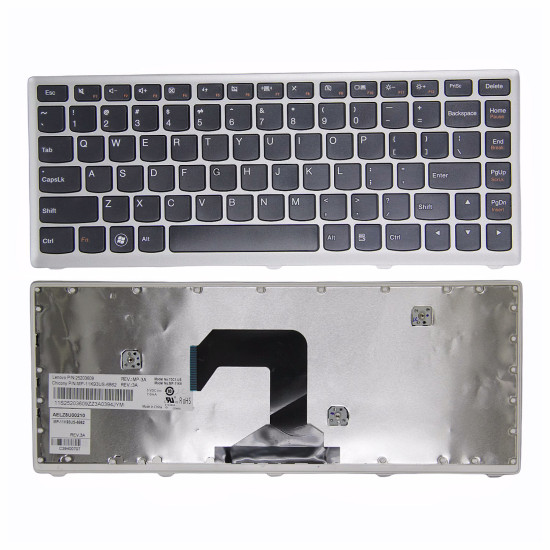 Lenovo U410 silver frame US keyboard original - main product image