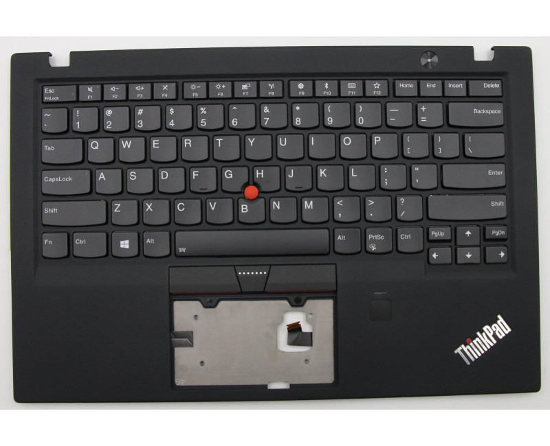Lenovo thinkpad X1 Carbon 5th 2017, 01LX508, black backlit US keyboard palmrest - additional view 