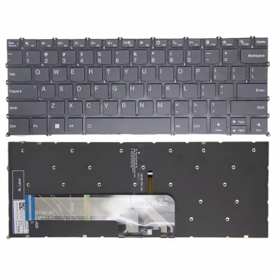 Lenovo XIAOXIN 14 IAH8 IRL8 ABR8 Slim 5 14 2023 black backlit F10 call US keyboard