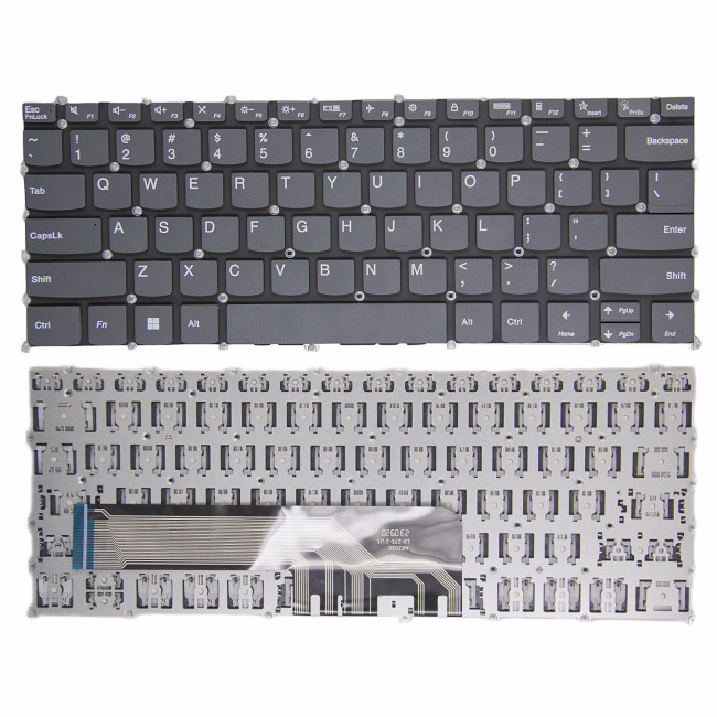 Lenovo XIAOXIN 14 IAH8 IRL8 ABR8 Slim 5 14 2023 gray F10 lock US keyboard OEM - main product image