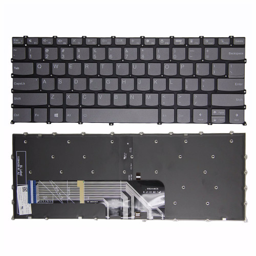 Lenovo XIAOXIN 14 IAH8 IRL8 ABR8 Slim 5 14 2023 gray backlit F10 lock US keyboard high copy - main product image