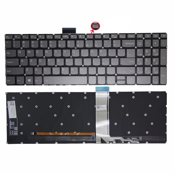 Lenovo XIAOXIN 16 IRL8 ABR8 IAH8 Slim 5 16 15P IMH gray F10 call backlit US keyboard - main product image