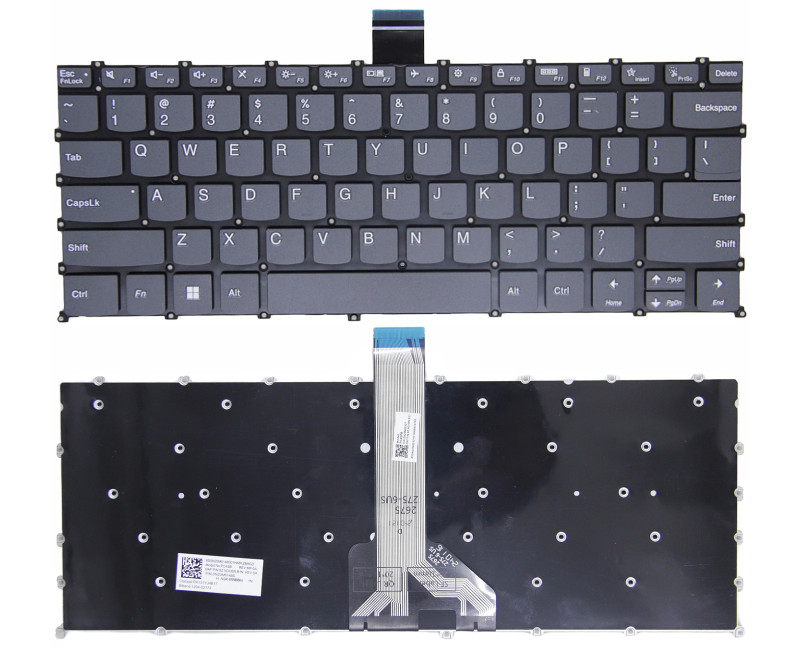 Lenovo XIAOXIN Air14 2023 IRL8 IAP8 IRP8 IAH8 Pro14 IRH8 black US keyboard - additional view 