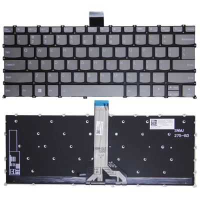 Lenovo XIAOXIN Air14 2023 IRL8 IAP8 IRP8 IAH8 Pro14 IRH8 gray backlit US keyboard