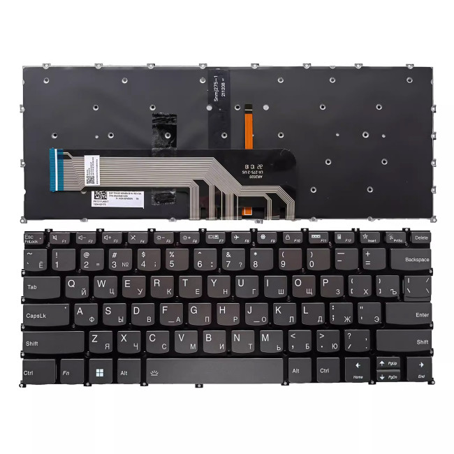 Lenovo XiaoXin Air 14 540S-14 2020 S550-14 Air14 gray backlit Russian RU keyboard - main product image
