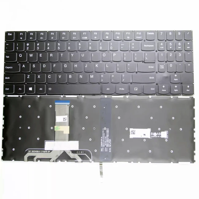 Lenovo Y530-15ICH Y540-15IRH Y540-17IRH Y730 Y7000 2018 2019 black Crystal keycap backlit original US keyboard - main product image