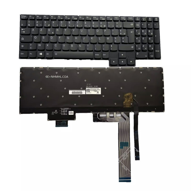 Lenovo Y7000 2020 R7000 Y7000P R7000P 2020 7 color backlit French FR keyboard - main product image