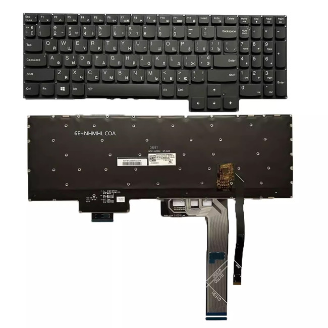 Lenovo Y7000 2020 R7000 Y7000P R7000P 2020 7 color backlit Russian RU keyboard - main product image