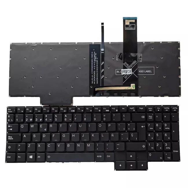Lenovo Y7000P Y7000 R7000 2020 Y9000P R9000P 2021 backlit Spanish SP keyboard - main product image