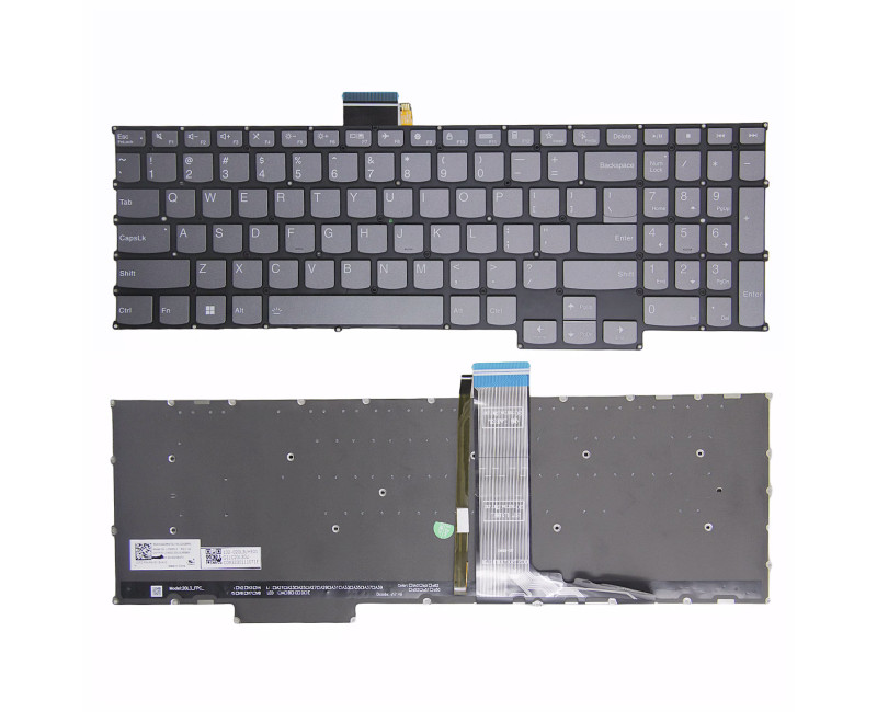 Lenovo yoga 16S Pro16 IAH7 ACH IHU ARP8 2021 2022 backlit US keyboard - additional view 