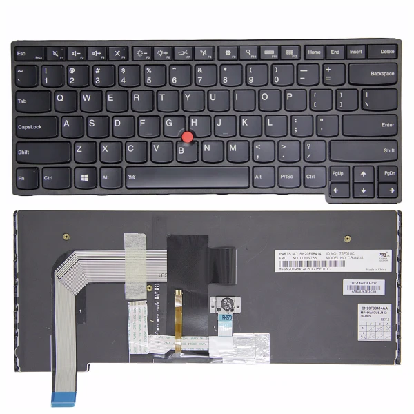 Lenovo yoga 14 S3 P40 backlit US keyboard original - main product image