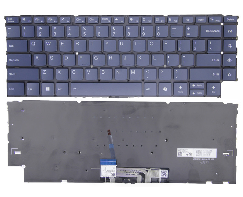 Lenovo yoga 9 2 -in-1 14IMH9, 5CB1P00371, backlit US keyboard blue - additional view 