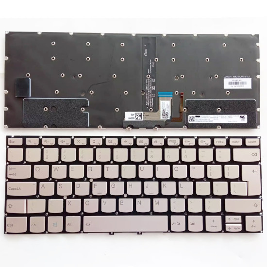 Lenovo yoga 930-13IKB C930-13IKB yoga 7 Pro-13IKB gold backlit UI keyboard - main product image
