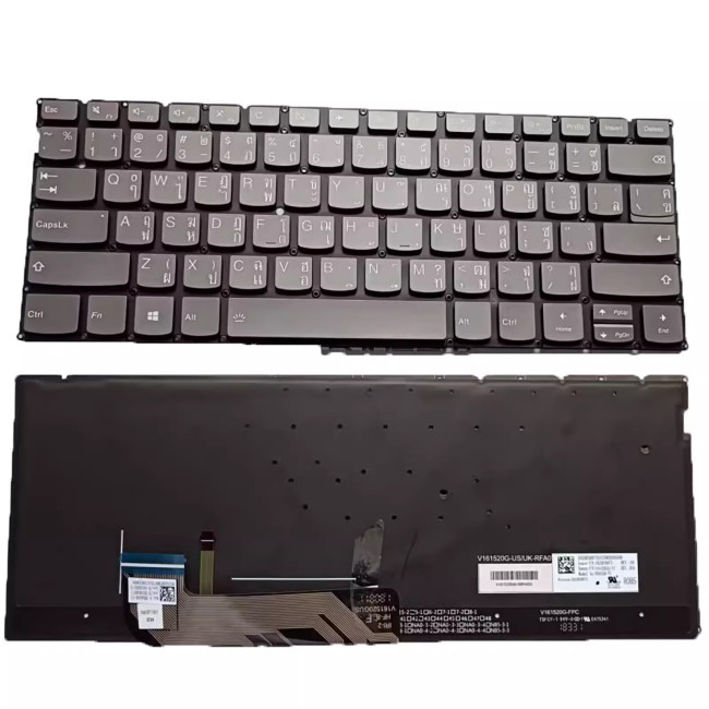 Lenovo yoga S730 13IWL S730 13IML IdeaPad 730S backlit Thai TI TA keyboard - main product image