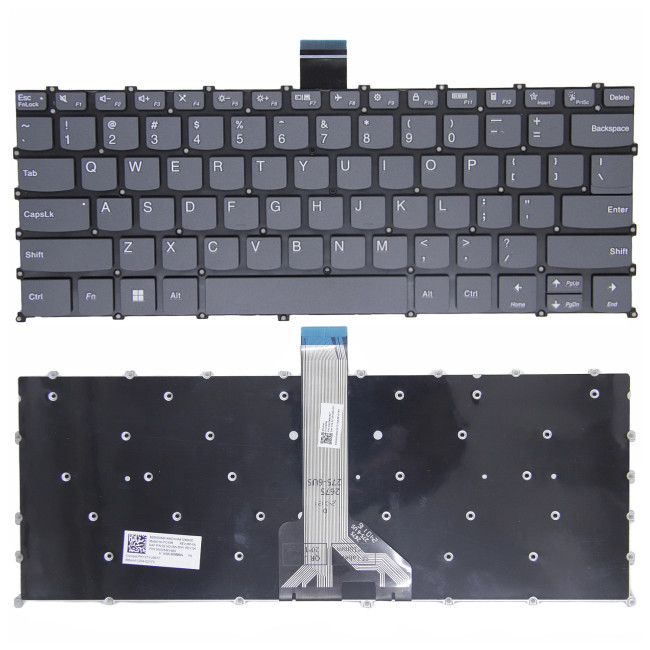 Lenovo yoga Slim 6 14IAP8 14IRP8 14APU8 14IRH8, gray US keyboard - main product image
