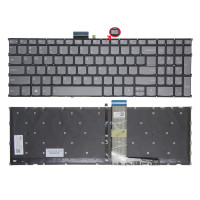Lenovo yoga Slim 7-15ITL05, yoga Slim 7-15IIL05, yoga Slim 7-15ITL5, yoga Slim 7-15imh05, gray F10 LOCK backlit US keyboard original