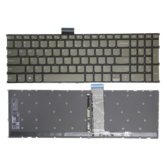 Lenovo yoga Slim 7-15ITL05, yoga Slim 7-15IIL05, yoga Slim 7-15ITL5, yoga Slim 7-15imh05, green backlit US keyboard - main product image