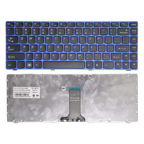 Lenovo Z470 Z370 Z375 Z370A Z470A Z475A blue frame US keyboard original - main product image