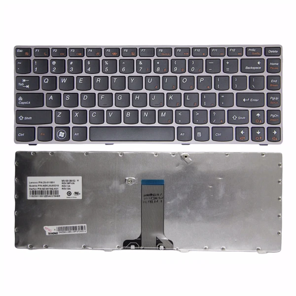Lenovo Z470 Z370 Z375 Z370A Z470A Z475A little pink frame US keyboard original - main product image