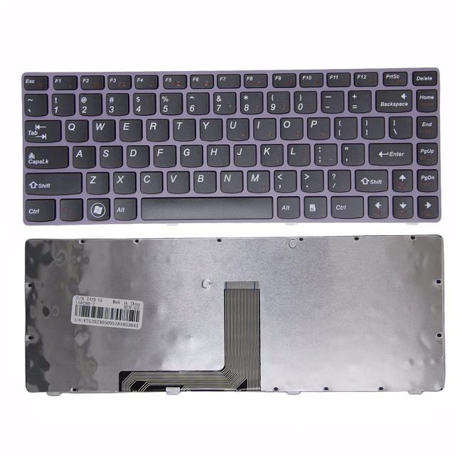 Lenovo Z470 Z370 Z375 Z370A Z470A Z475A pink frame US keyboard OEM - main product image