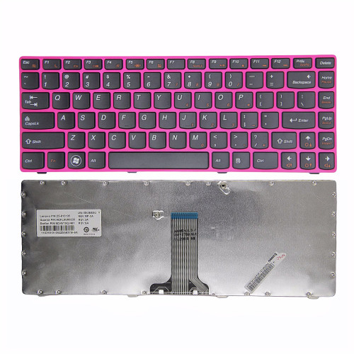 Lenovo Z470 Z370 Z375 Z370A Z470A Z475A red frame US keyboard original - main product image