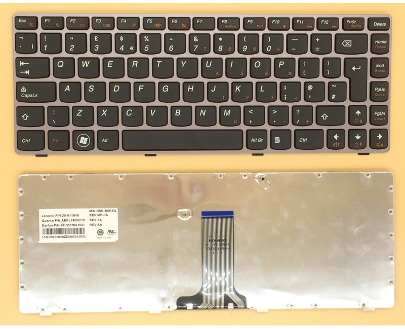 LENOVO Z470 Z475 Z375 Z370 Z370A Z470A Z475A UK keyboard