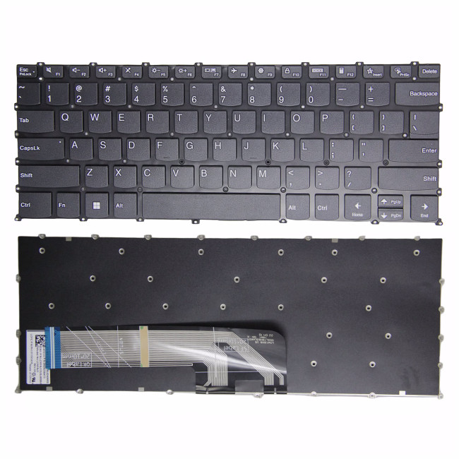Lenovo IdeaPad FLEX 5-14ARE05 5-14IIL05 5-14ITL05 5-14ALC05, lock black US keyboard - main product image