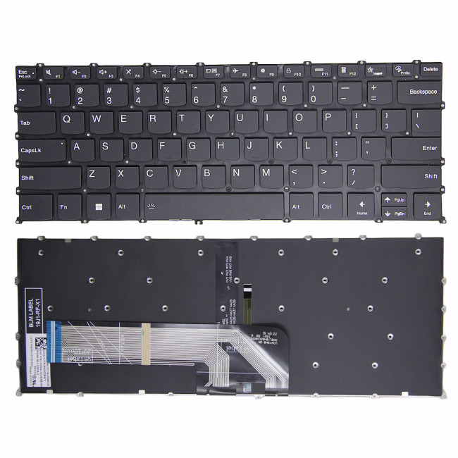 Lenovo IdeaPad FLEX 5-14ARE05 5-14IIL05 5-14ITL05 5-14ALC05, lock black backlit US keyboard - main product image