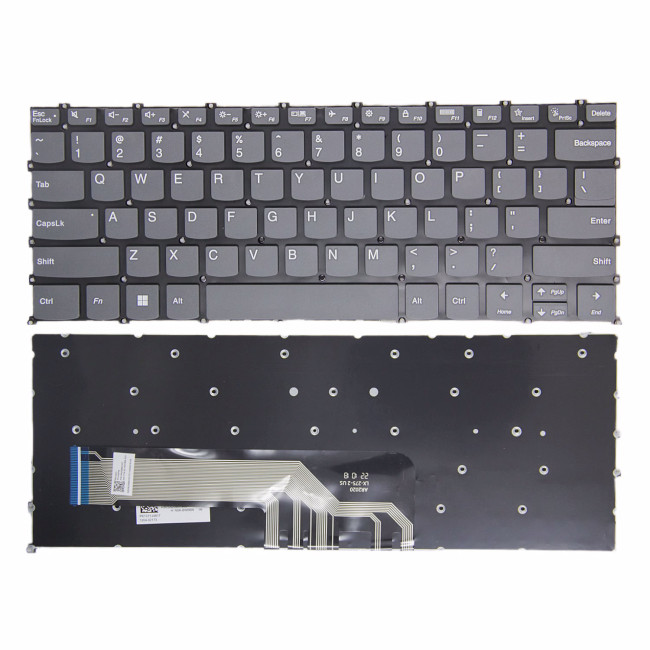 Lenovo IdeaPad Slim 5 14AHP9 14IMH9 14IRU9, F10 lock gray US keyboard - main product image