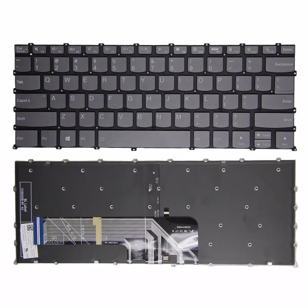 Lenovo IdeaPad 3-14ADA6 3-14ALC6 3-14ITL6 F10 lock gray backlit US keyboard high copy - main product image