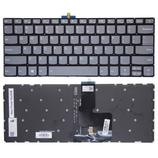 Lenovo ideaPad FLEX 5-1570 FLEX 5-1470 yoga 720-15IKB power backlit US keyboard original - main product image