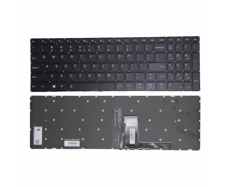 Lenovo ideapad 310-15ISK, 310-15IKB, 310-15ABR, 310-15IAP, fast-forward backlit US keyboard original - additional view 
