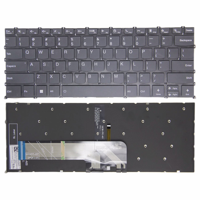 Lenovo yoga Slim 7 Pro-14ACH5, yoga Slim 7 Pro-14ARH5, yoga Slim 7 Pro-14IHU5, yoga Slim 7 Pro-14ITL5, F10 call black backlit US keyboard - main product image