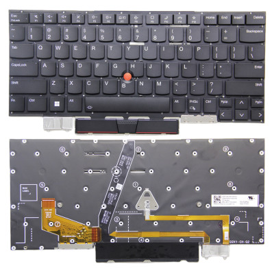 Lenovo thinkpad X1 Carbon 10th Gen 2022, X1 Carbon 11th Gen 2023, backlit US keyboard original