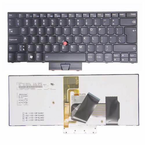 Lenovo thinkpad X1 Carbon 2012 backlit US UI keyboard original - additional view 