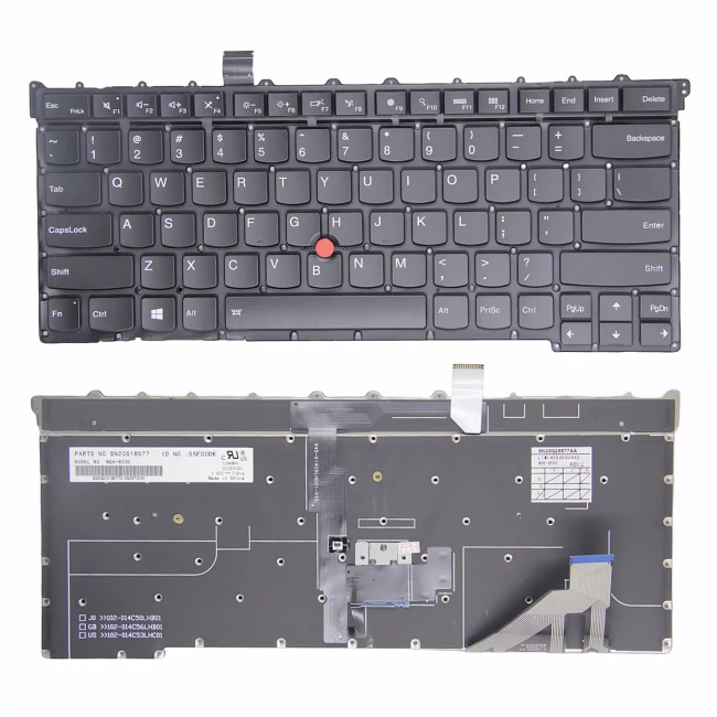 Lenovo thinkpad X1 Carbon 3th Gen 2015 backlit US keyboard high copy - main product image