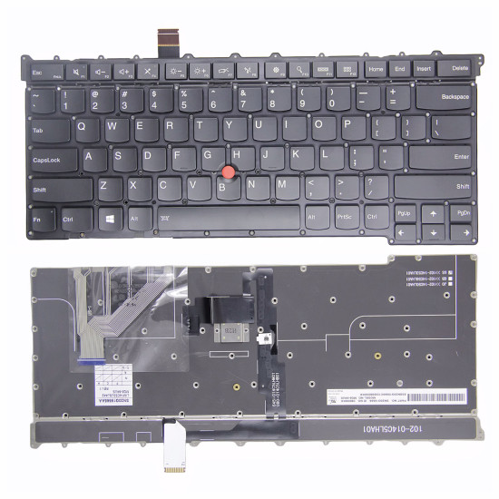 Lenovo thinkpad X1 Carbon 3th Gen 2015 backlit US keyboard original - main product image