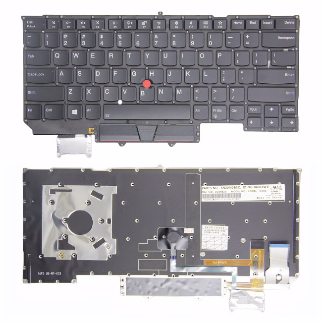Lenovo thinkpad X1 Carbon 5th Gen 5 2017, X1 Carbon 6th Gen 2018 backlit US keyboard high copy - main product image
