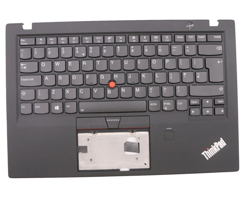 LENOVO thinkpad X1 carbon 5th Gen 2017 01LX539 black backlit UK keyboard palmrest