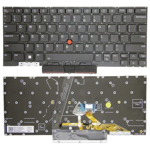Lenovo thinkpad X1 nano Gen 2, X1 nano Gen 3, backlit US keyboard high copy - main product image