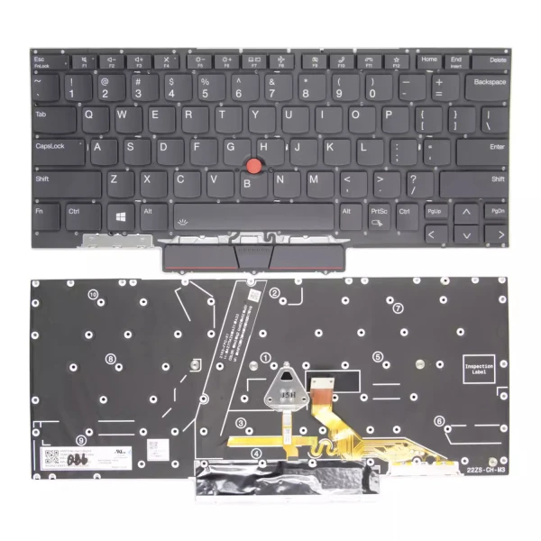 Lenovo thinkpad X1 nano Gen 2 Gen 3 backlit US keyboard original - main product image