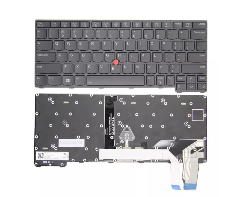 Lenovo thinkpad X13 Gen 2, S2 Gen 7 backlit US keyboard original - additional view 