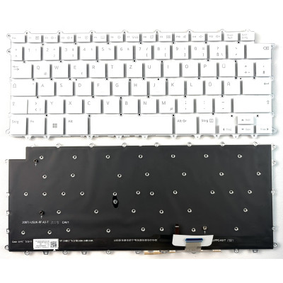 LG Gram 14Z90P, 14Z90P-G, 14Z90P-K, 14T90P, 14Z90R, 14Z90Q, Series backlit German DE keyboard white