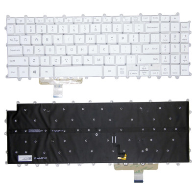 LG gram 15Z90P, 15Z95P, 16Z90P, 16Z90PF, 16Z95P, white backlit US keyboard